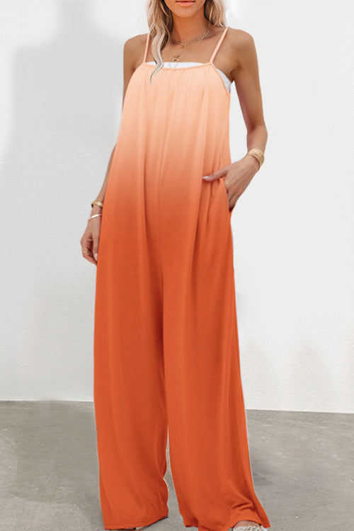 Rowangirl Casual Loose Sling Off Shoulder Sleeveless Jumpsuit