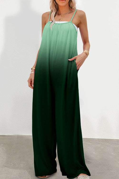 Rowangirl Casual Loose Sling Off Shoulder Sleeveless Jumpsuit