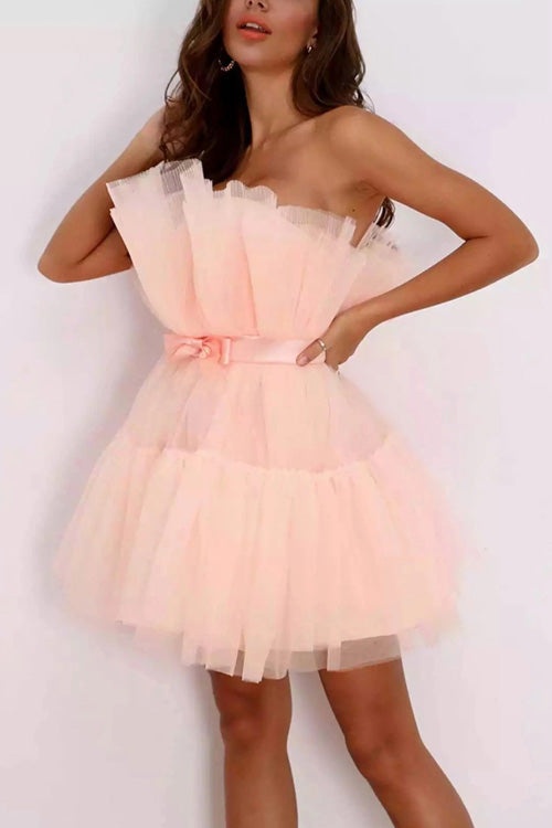 Rowangirl Chic Solid Off Shoulder Sleeveless Lace Up Dress