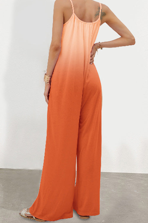 Rowangirl Casual Loose Sling Off Shoulder Sleeveless Jumpsuit
