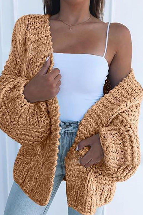 Rowangirl Fashion Chic Solid Long Sleeve Slim Cardigan