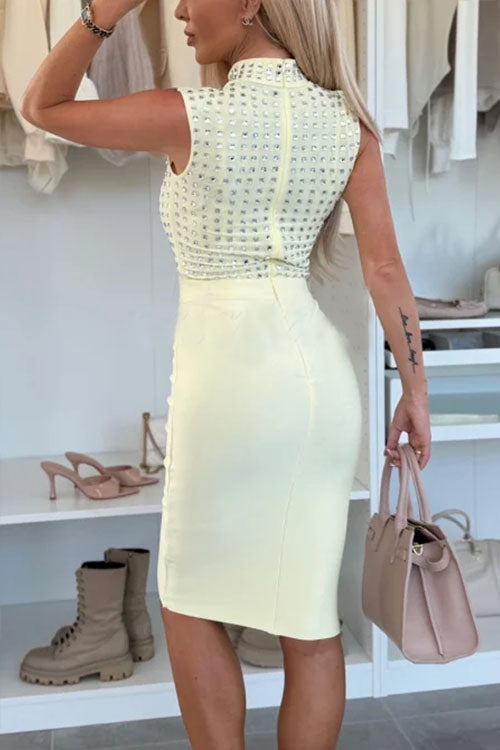 Rowangirl Shiny Fitted Dress