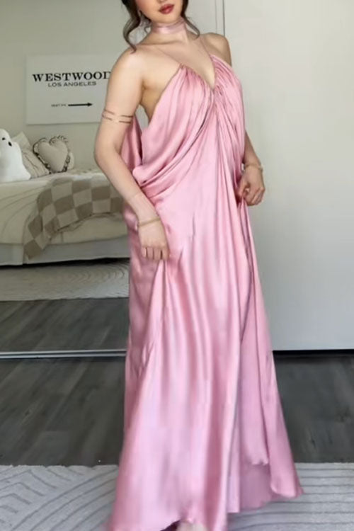 Rowangirl Satin Loose Dress