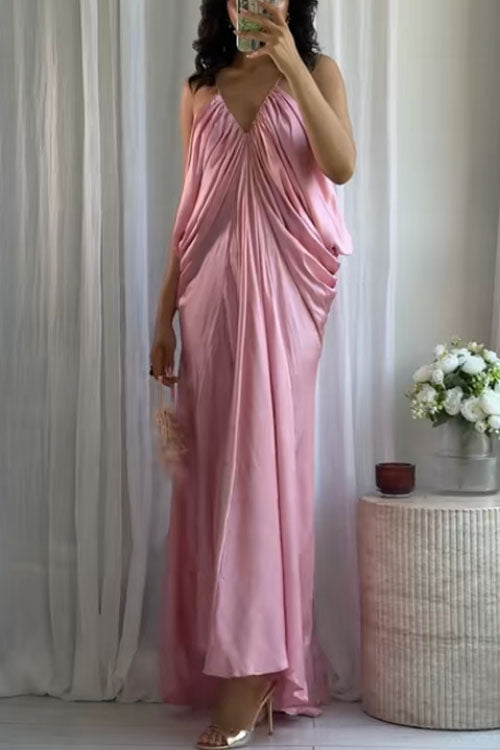 Rowangirl Satin Loose Dress