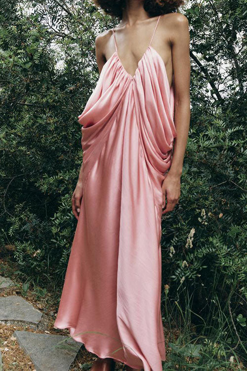 Rowangirl Satin Loose Dress