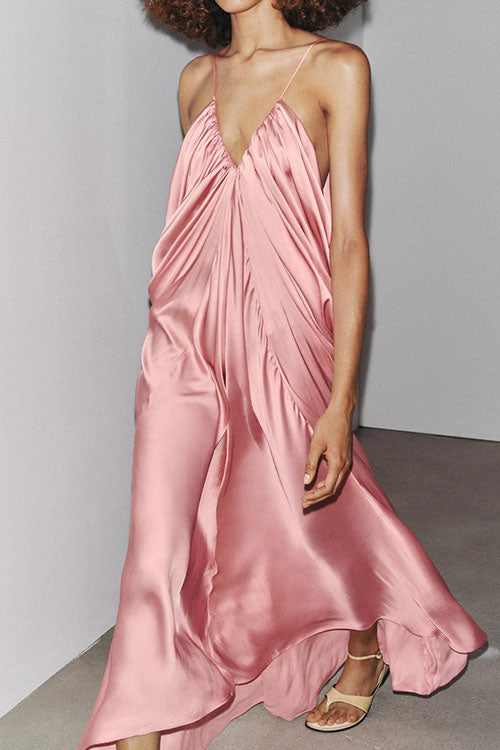 Rowangirl Satin Loose Dress