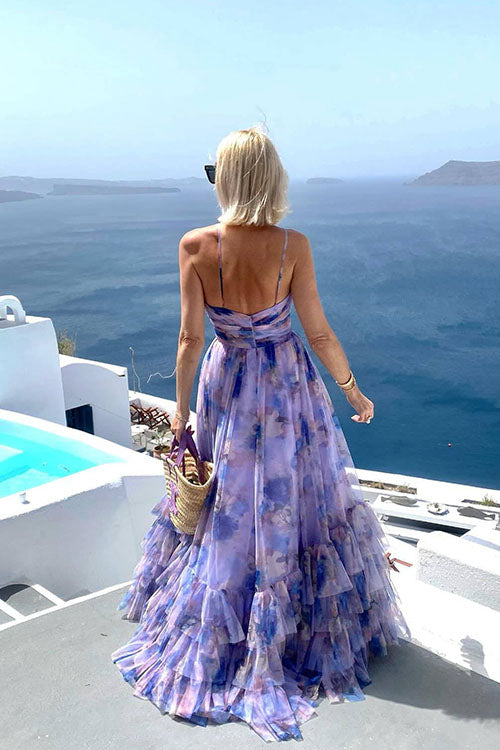 Rowangirl  Holiday Flower Mesh Dress
