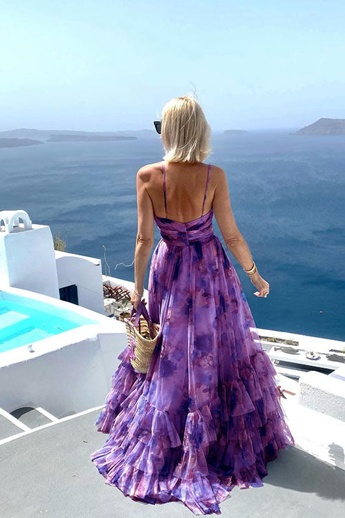 Rowangirl  Holiday Flower Mesh Dress