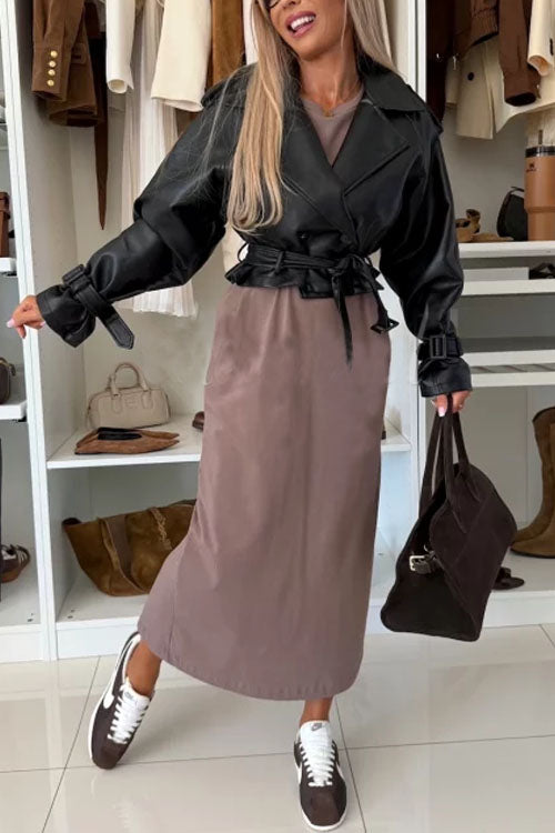 Rowangirl Crew Neck Cotton Dress