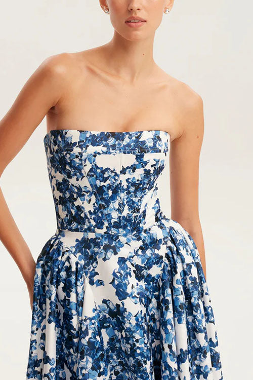 Rowangirl Off-The-Shoulder Printed Party Dress