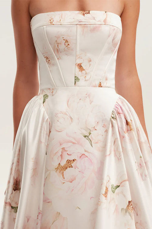 Rowangirl Off-The-Shoulder Printed Party Dress