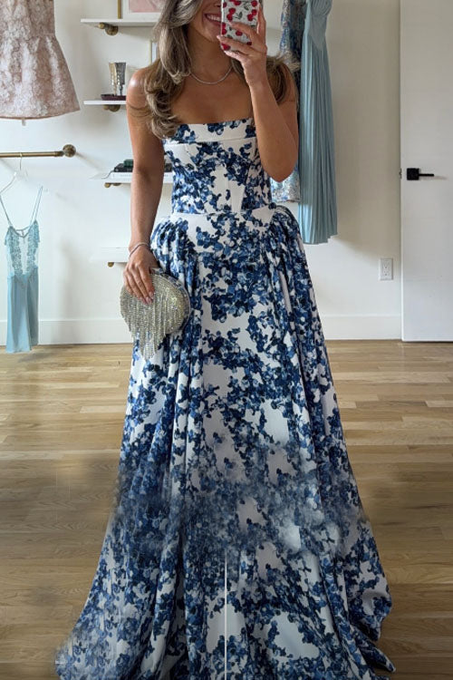 Rowangirl Off-The-Shoulder Printed Party Dress