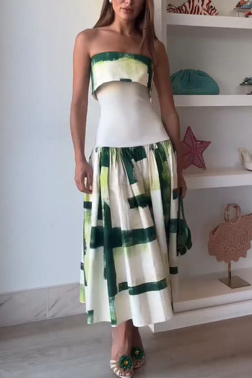Rowangirl  Bandeau Dyed Dress