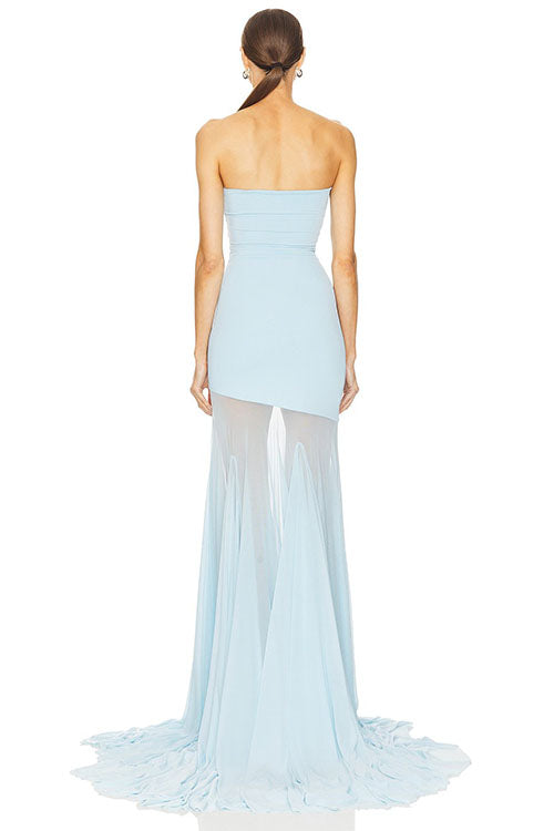 Rowangirl  Fashionable Tube Top Long Dress