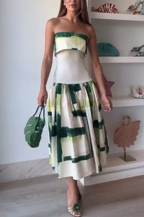 Rowangirl  Bandeau Dyed Dress