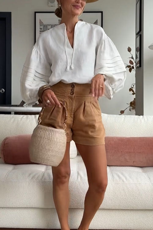 Rowangirl High-Waisted Loose Shorts