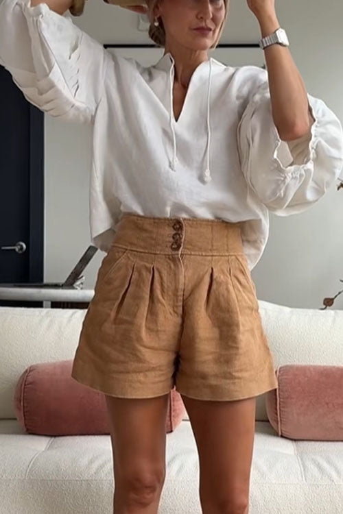 Rowangirl High-Waisted Loose Shorts