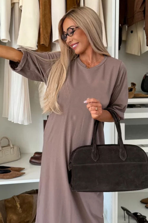 Rowangirl Crew Neck Cotton Dress
