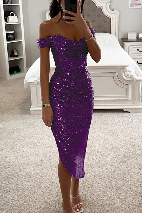 Rowangirl  Stylish Sequin Party Dress Dress