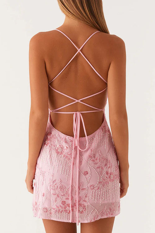 Rowangirl Backless Suspender Dress