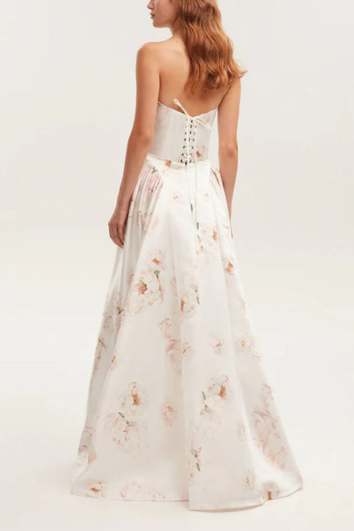 Rowangirl Off-The-Shoulder Printed Party Dress