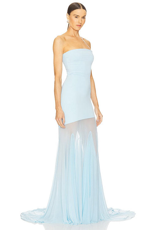 Rowangirl  Fashionable Tube Top Long Dress