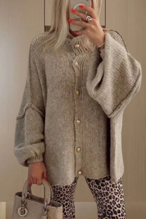 Rowangirl   British Style Retro Button Cardigan