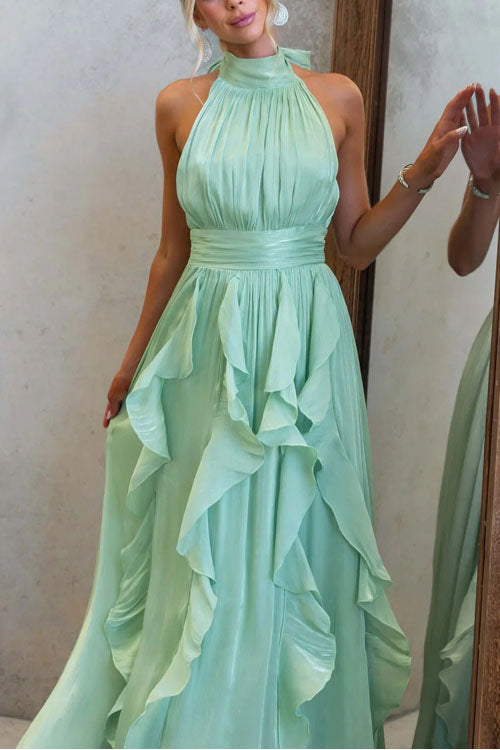 Rowangirl  Fashionable Coral Kiss Long Dress