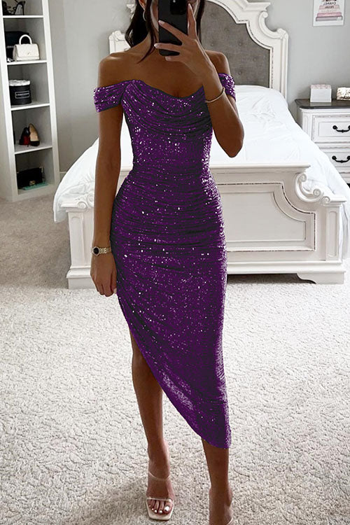 Rowangirl  Stylish Sequin Party Dress Dress