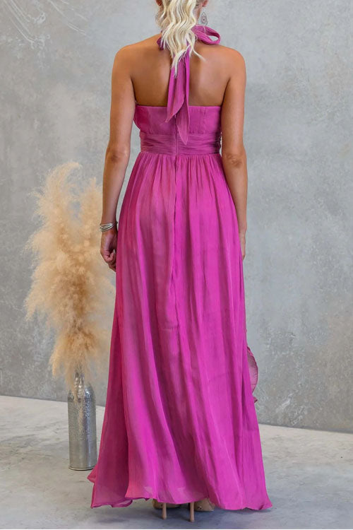 Rowangirl  Fashionable Coral Kiss Long Dress