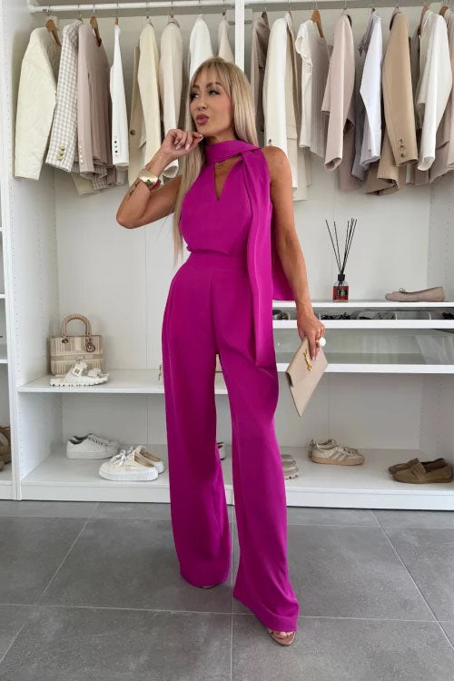 Rowangirl Sleeveless Deep V Jumpsuit