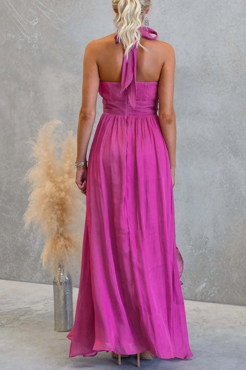 Rowangirl  Fashionable Coral Kiss Long Dress