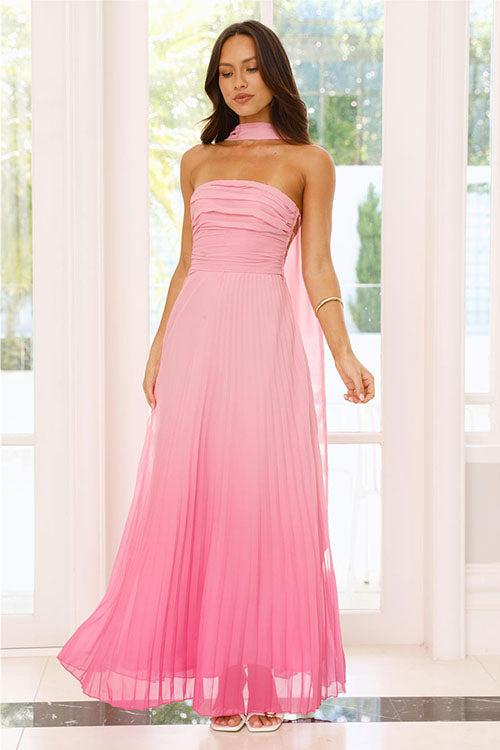 Rowangirl Backless Gradient Fashion Dress