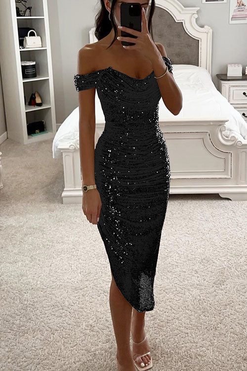 Rowangirl  Stylish Sequin Party Dress Dress