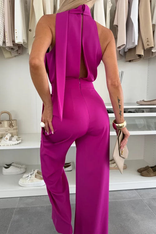 Rowangirl Sleeveless Deep V Jumpsuit