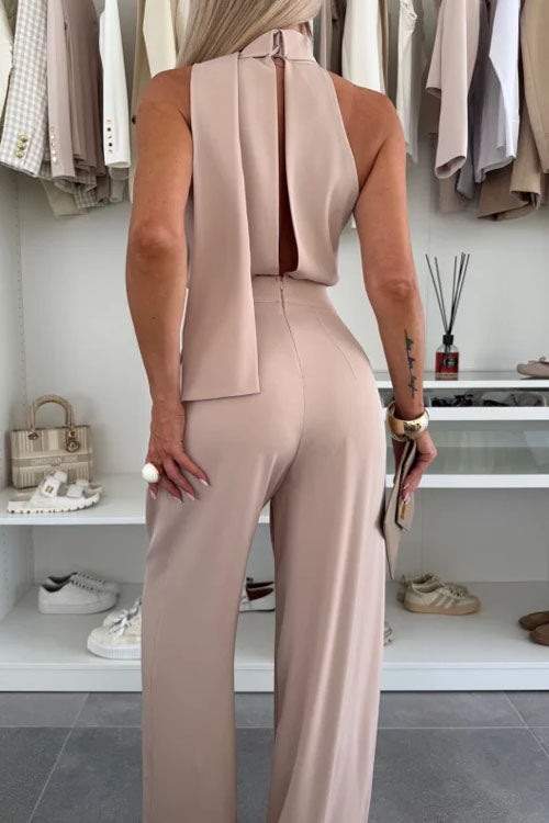 Rowangirl Sleeveless Deep V Jumpsuit