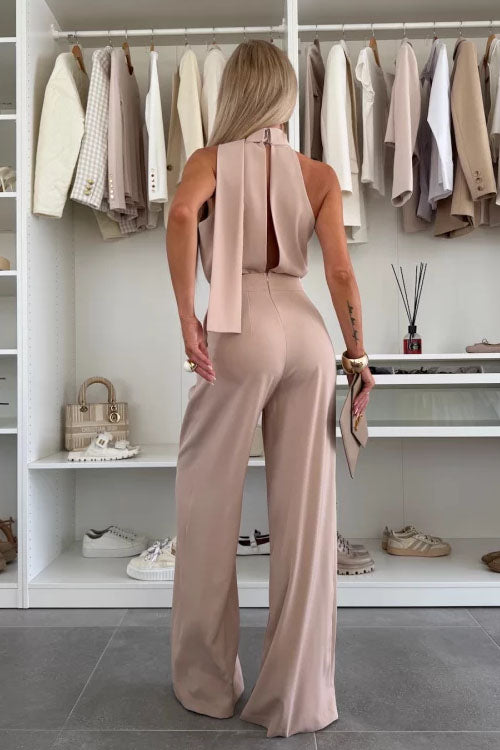Rowangirl Sleeveless Deep V Jumpsuit