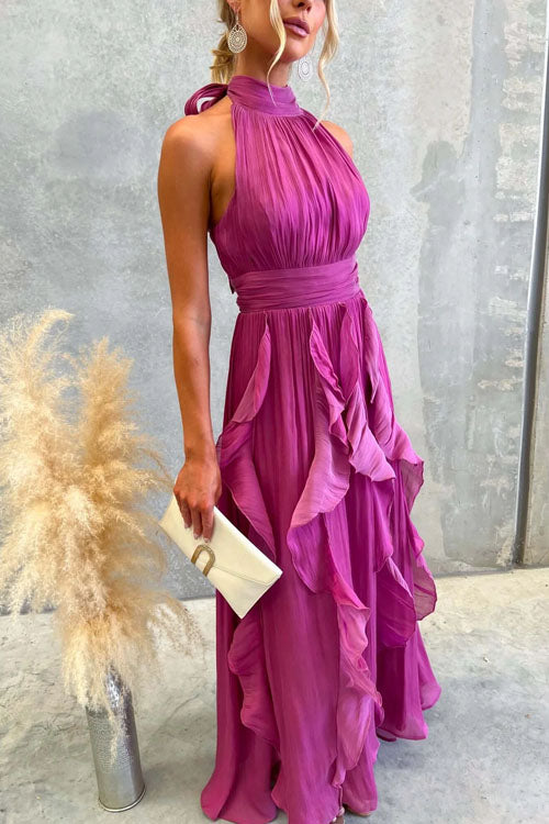 Rowangirl  Fashionable Coral Kiss Long Dress