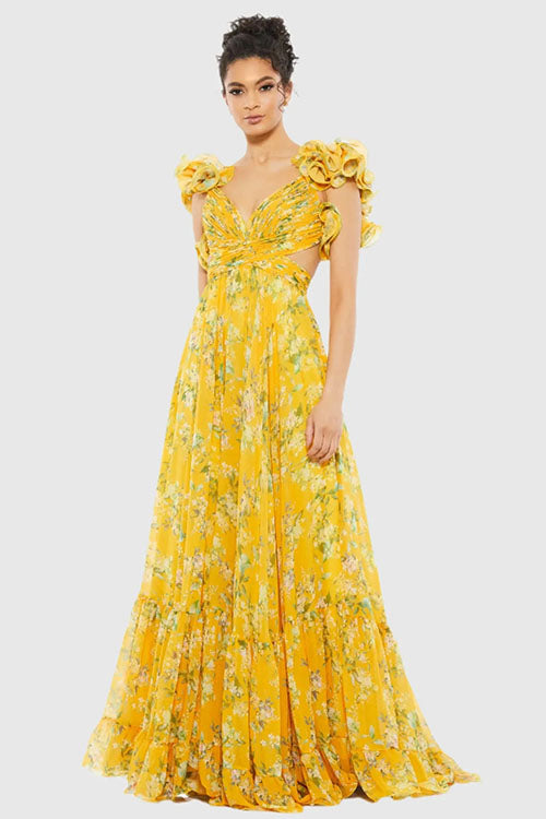 Rowangirl Waist-Baring Lace Slim-Fitting Long Skirt