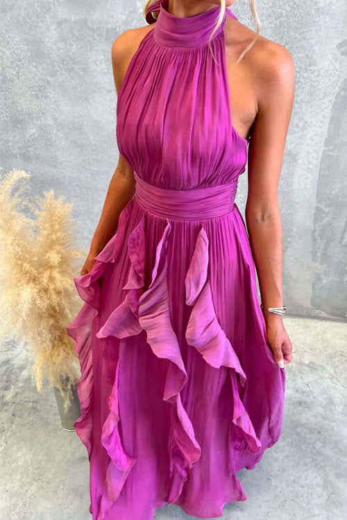 Rowangirl  Fashionable Coral Kiss Long Dress