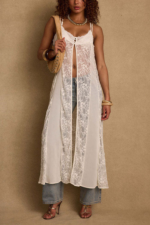 Rowangirl  Spaghetti Strap Lace Dress