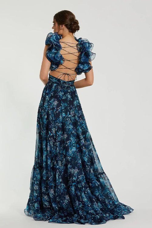 Rowangirl Waist-Baring Lace Slim-Fitting Long Skirt