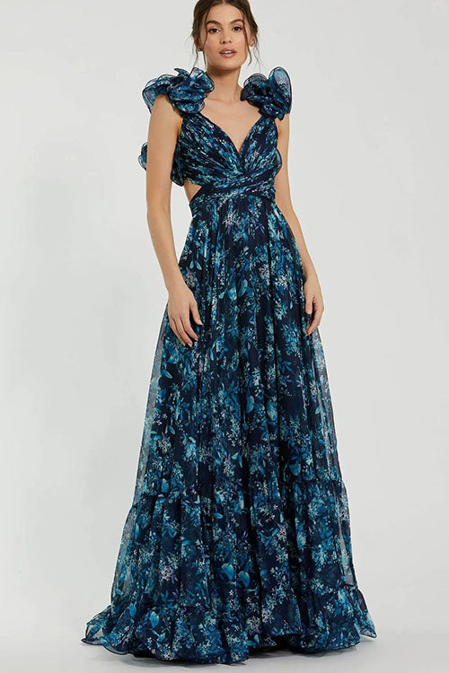 Rowangirl Waist-Baring Lace Slim-Fitting Long Skirt