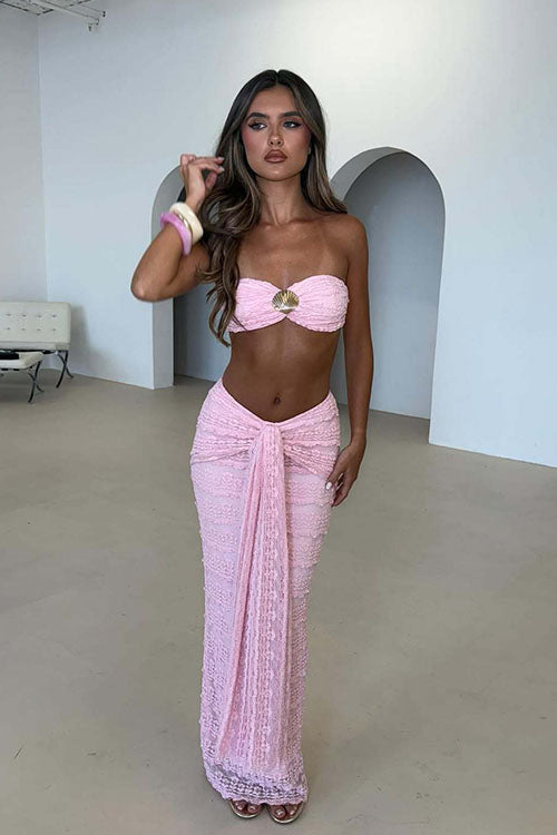 Rowangirl Lace Jacquard Holiday Two-Piece Suit
