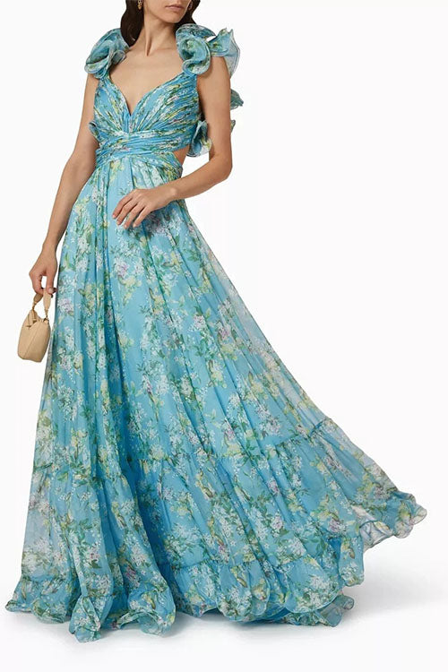 Rowangirl Waist-Baring Lace Slim-Fitting Long Skirt