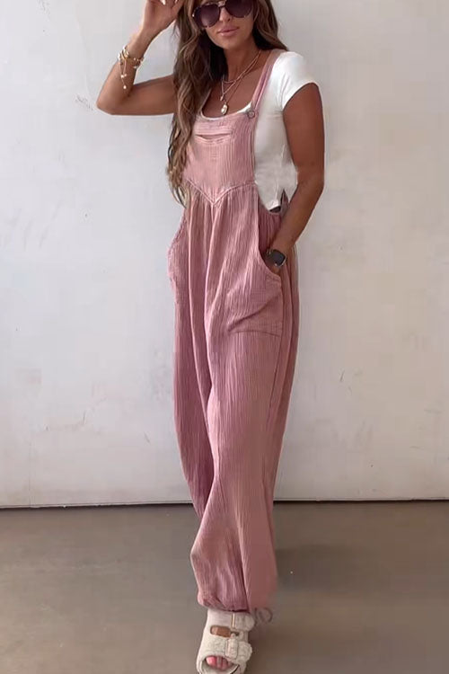 Rowangirl  Casual Loose-fitting Fashion Jumpsuit