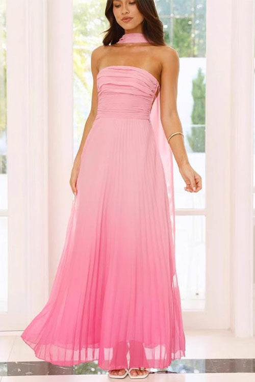 Rowangirl Backless Gradient Fashion Dress