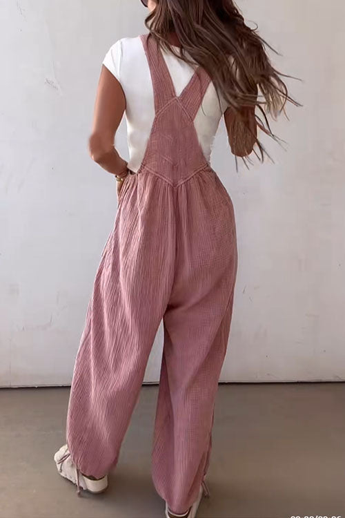 Rowangirl  Casual Loose-fitting Fashion Jumpsuit