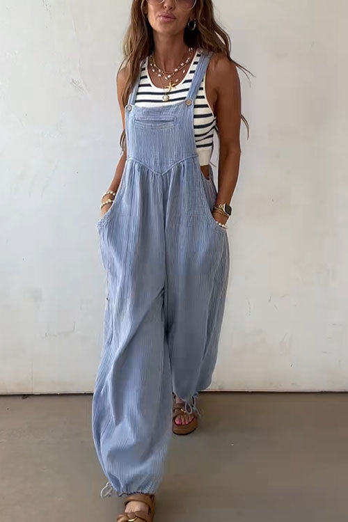 Rowangirl  Casual Loose-fitting Fashion Jumpsuit