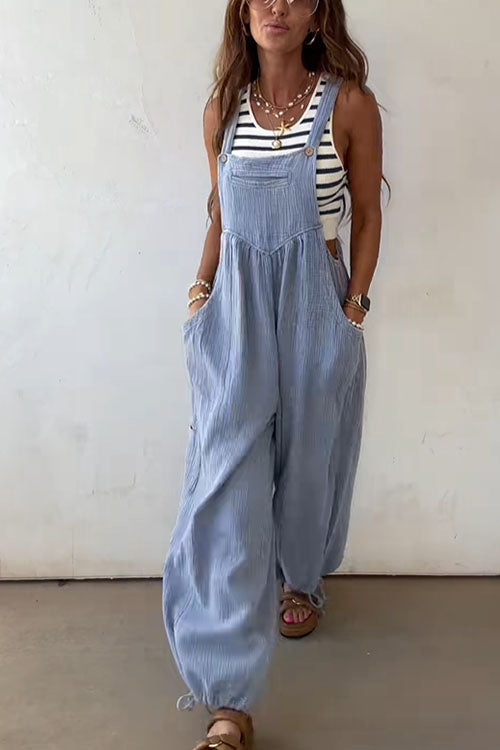 Rowangirl  Casual Loose-fitting Fashion Jumpsuit